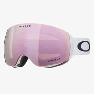 Oakley Prizm Ski Goggles Pink Lens and White Strap + Dior box for the protection
